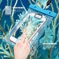 Miniatyrbild 6 av 8: INF Vattentät mobilväska för smartphone - universal - blå 2-pack