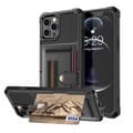 Miniatyrbillede 1 af 7: iPhone 13 Pro Max Stöttåligt Skal med Kortfack Solid V2
