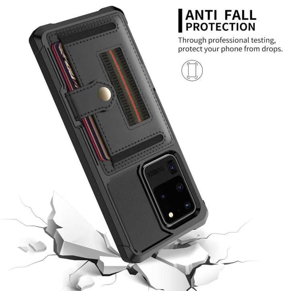 Samsung S20 Ultra Iskunkestävä kansi korttipaikalla Solid V2