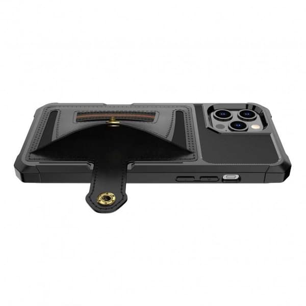 iPhone 11 Pro Max stødsikkert cover med kortrum Solid V5