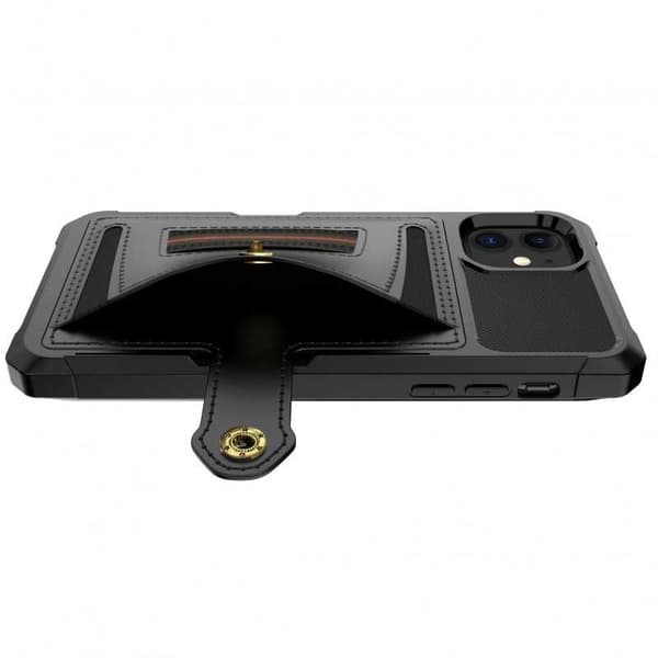 iPhone 11 Stöttåligt Skal med Kortfack Solid V5