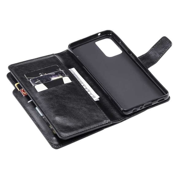 Samsung A71 4G praktisk pung-etui med 12-bakker Array V4