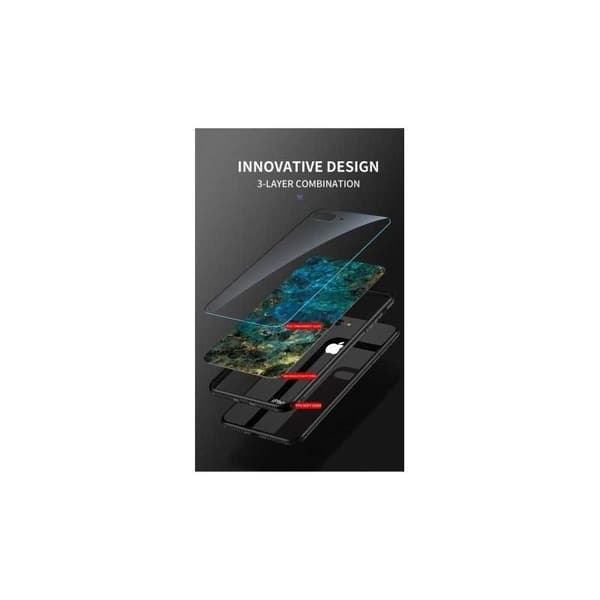 Samsung A13 4G Marble Shell 9H hærdet glas bagside glas bagside V2