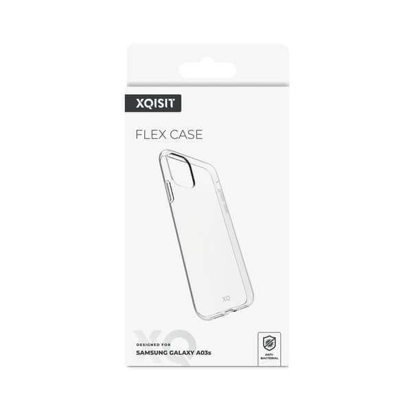 XQISIT Samsung Galaxy A03s Cover Flex Case Transparent Klar