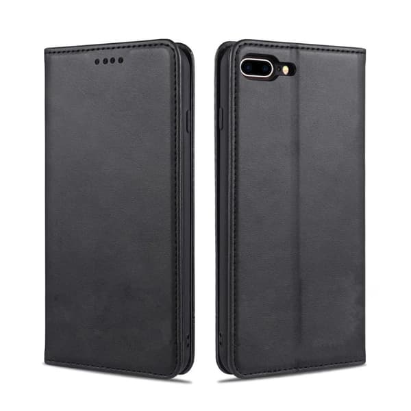 iPhone 7/8 Plus Plånboksfodral Magnet Rvelon - Svart