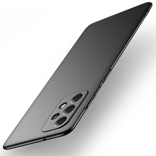 Samsung A13 4G Ultratyndt gummibelagt mat sort cover Basic V2