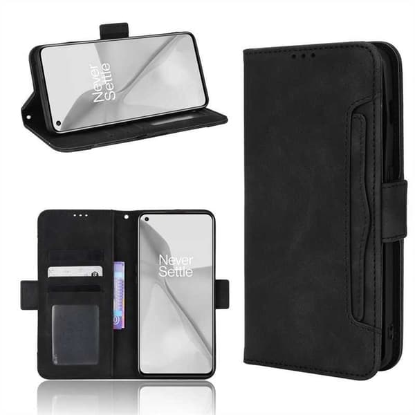 OnePlus 10 Pro lompakkokotelo PU-nahkainen 6-POCKET Winston V3