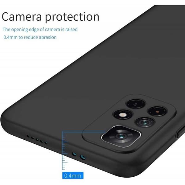 Xiaomi Redmi Note 11 / 11S Ultratynd mat sort Shell Basic V2
