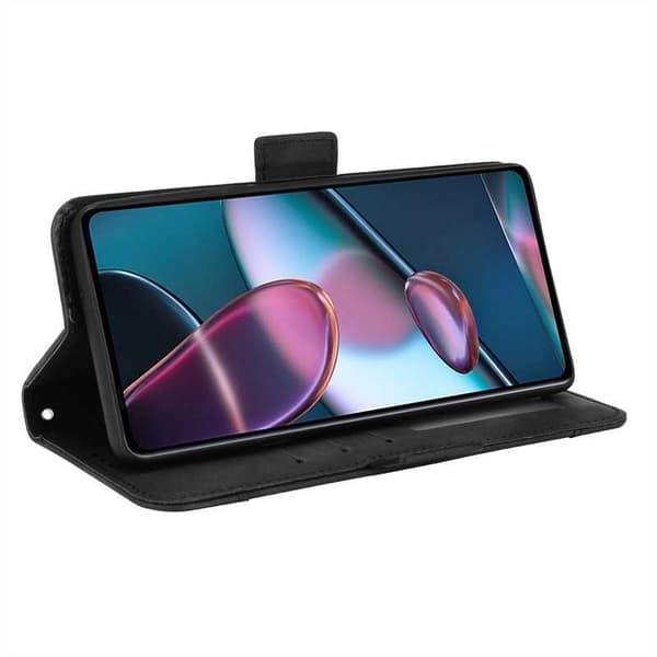Motorola Edge 30 Pro Plånboksfodral PU-Läder 6-FACK Winston V3