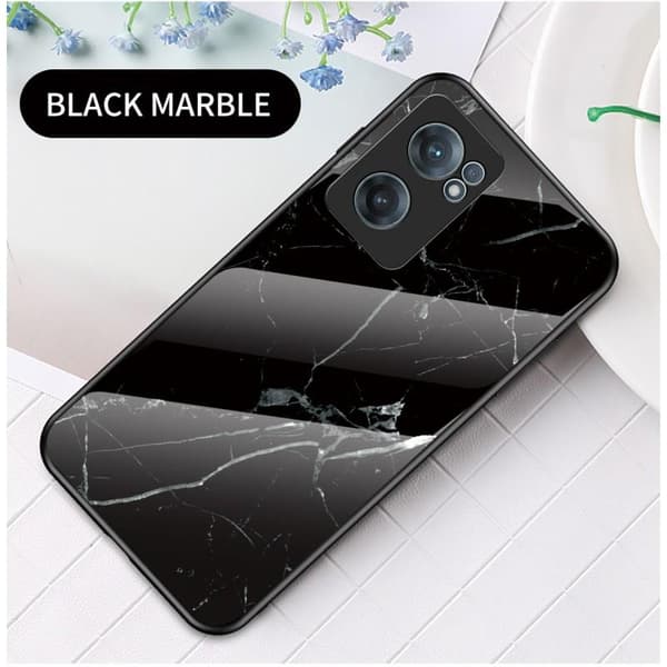 OnePlus Nord CE 2 5G Marmorskal 9H Härdat Glas Baksida Glassback V2