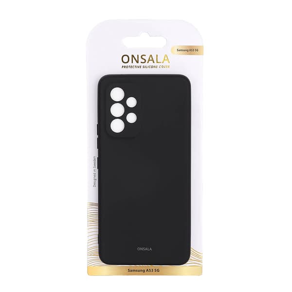 Mobilskal Silikon Black - Samsung A53