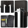Miniatyrbilde 1 av 2: Samsung Galaxy S22 - Lommebok Deksel Avlange Katter