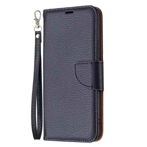 SKALO Samsung A53 5G Premium Litchi Flip Cover - Sort
