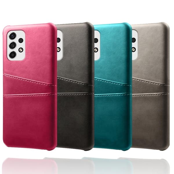 SKALO Samsung A53 5G PU-læder Kortholder Cover - Pink