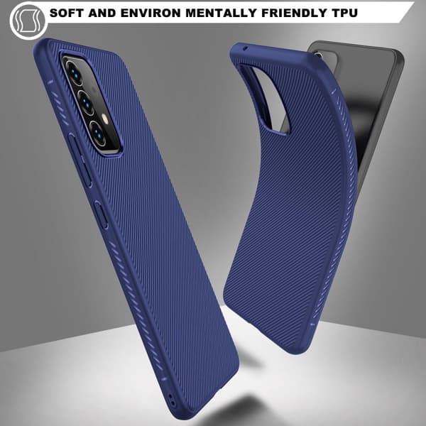 SKALO Samsung A53 5G Twill TPU kuori - - Sininen