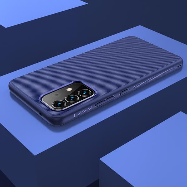 SKALO Samsung A53 5G Twill TPU kuori - - Sininen