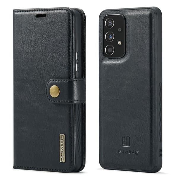 DG MING Samsung A53 5G 2-i-1 Magnet Pungetui - Sort