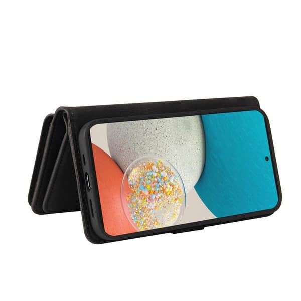 SKALO Samsung A53 5G Big Wallet 17-RUM Pungetui - Sort