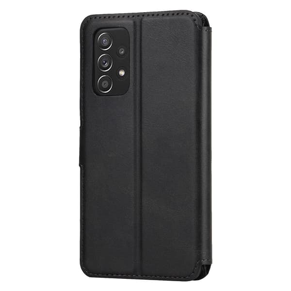 SKALO Samsung A53 5G Premium Cut Flip Cover - Sort