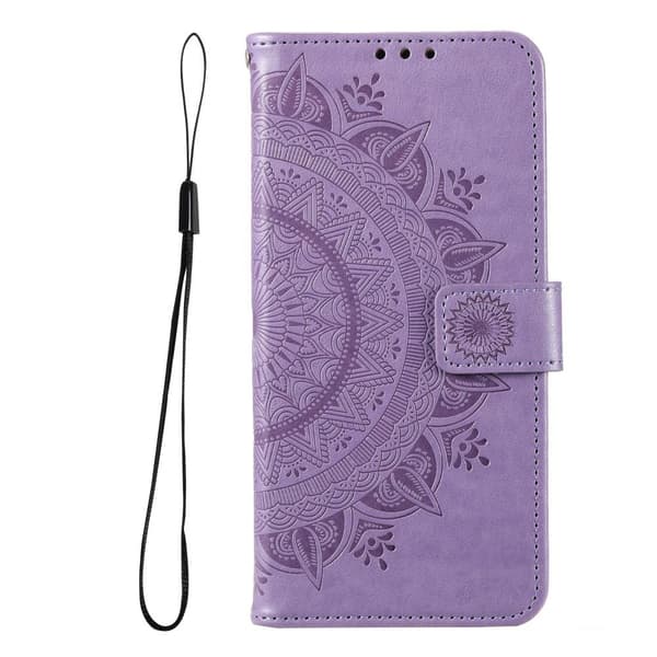 SKALO Samsung A53 5G Mandala Flip Cover - Lilla