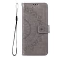 Pikkukuva 3 / 7: SKALO Samsung A53 5G Mandala lompakkokotelo - Harmaa