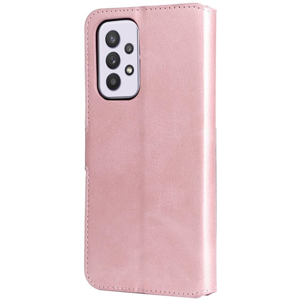SKALO Samsung A33 5G Classic Pungetui - Rosa guld