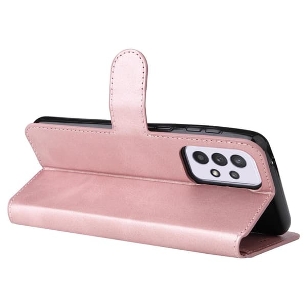 SKALO Samsung A33 5G Classic Pungetui - Rosa guld