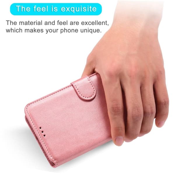 SKALO Samsung A33 5G Classic Pungetui - Rosa guld
