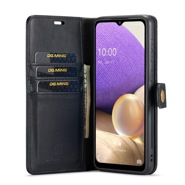 DG MING Samsung A33 5G 2-i-1 Magnet Pungetui - Sort