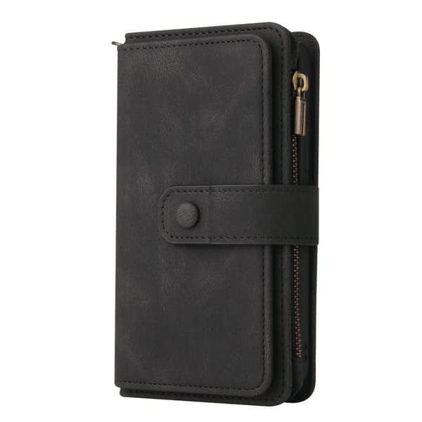 SKALO Samsung A33 5G Big Wallet 17-RUM Pungetui - Sort