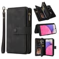 Miniatyrbillede 1 af 9: SKALO Samsung A33 5G Big Wallet 17-RUM Pungetui - Sort
