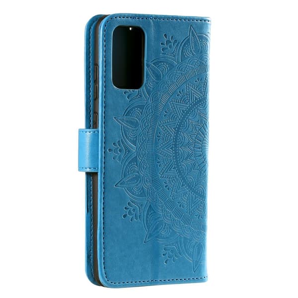 SKALO Samsung A33 5G Mandala Flip Cover - Blå