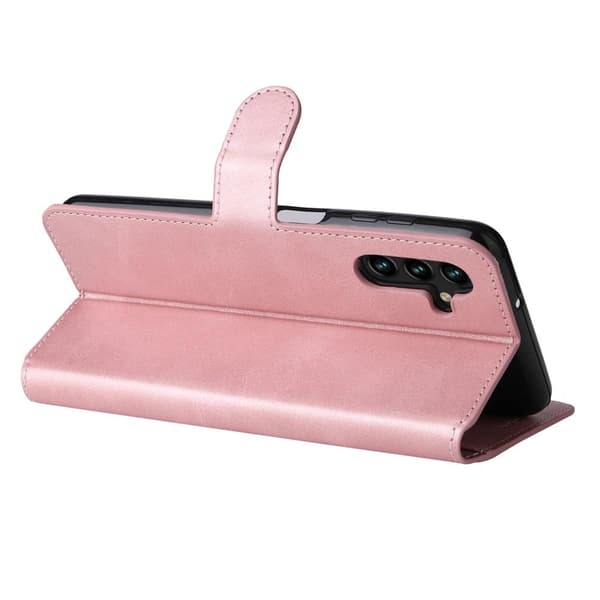SKALO Samsung A13 5G Classic Pungetui - Rosa guld