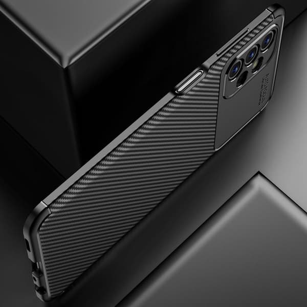 SKALO Samsung A13 4G Carbon Fiber TPU cover - Blå