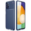 Miniatyrbillede 1 af 7: SKALO Samsung A13 4G Carbon Fiber TPU cover - Blå