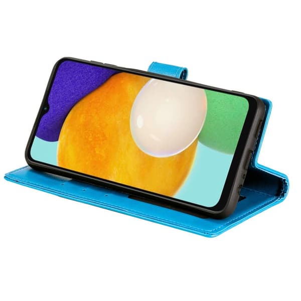 SKALO Samsung A13 5G Mandala Flip Cover - Blå