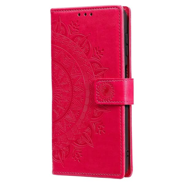 SKALO Samsung A13 5G Mandala Flip Cover - Cerise
