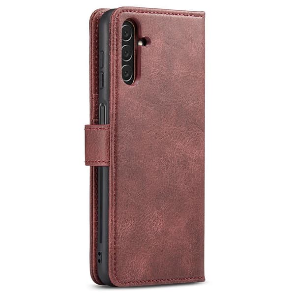DG MING Samsung A13 5G 2-i-1 Magnet Plånboksfodral - Röd