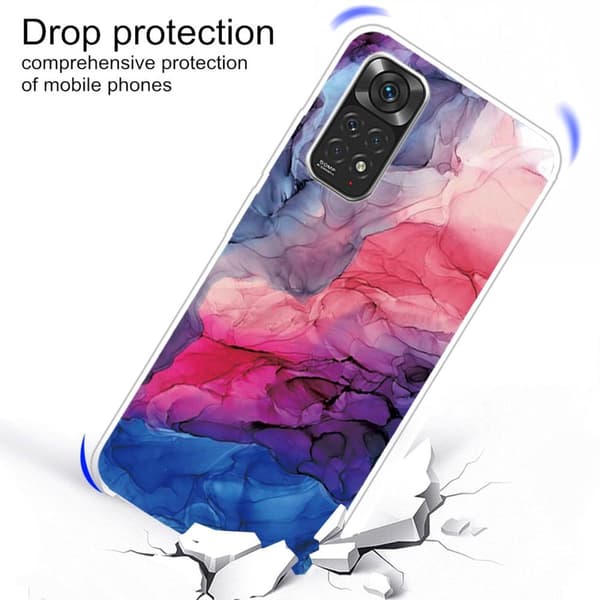 SKALO Xiaomi Redmi Note 11 Pro Marmori TPU kuori - #3