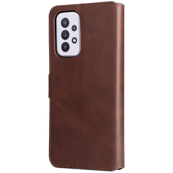 SKALO Samsung A33 5G Classic Pungetui - Brun