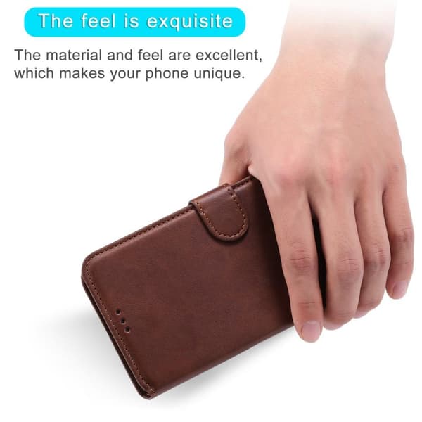 SKALO Samsung A33 5G Classic Pungetui - Brun