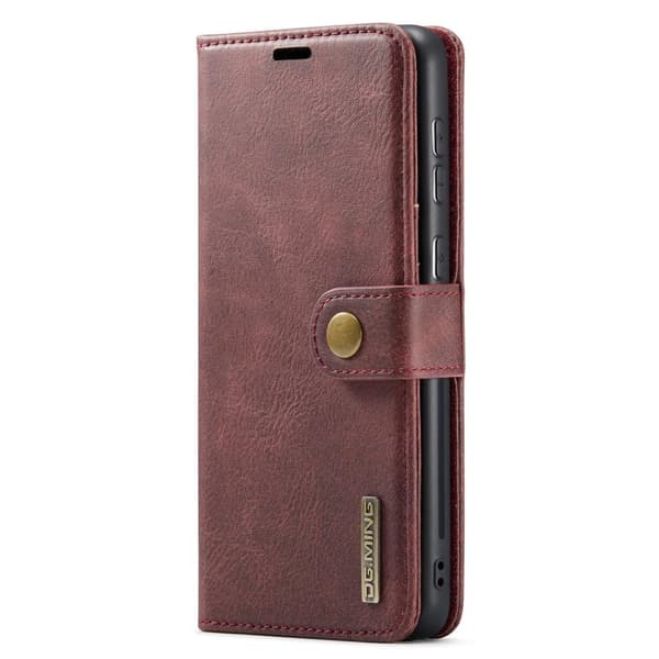 DG MING Samsung A33 5G 2-i-1 Magnet Pungetui - Rød