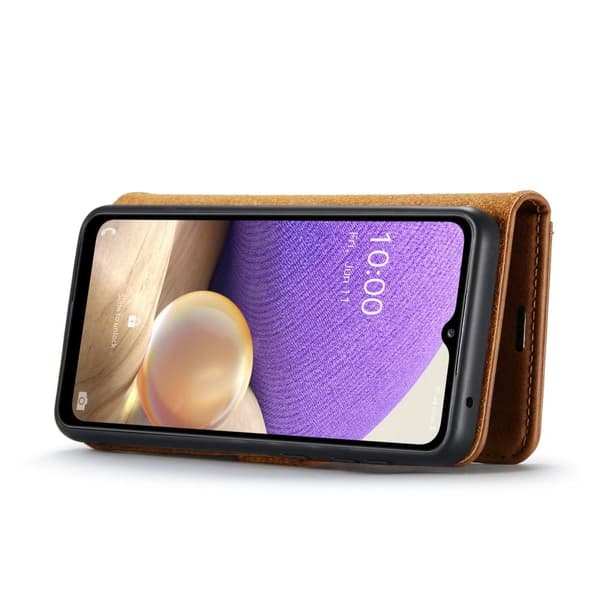 DG MING Samsung A33 5G 2-i-1 Magnet Pungetui - Brun