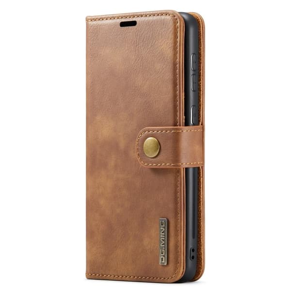 DG MING Samsung A33 5G 2-i-1 Magnet Pungetui - Brun
