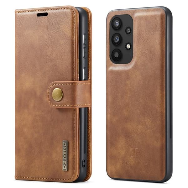 DG MING Samsung A33 5G 2-i-1 Magnet Pungetui - Brun
