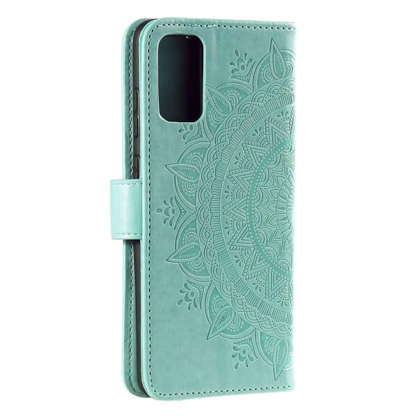 SKALO Samsung A33 5G Mandala Flip Cover - Turkis
