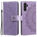 Pikkukuva 1 / 7: SKALO Samsung A13 5G Mandala lompakkokotelo - Violetti