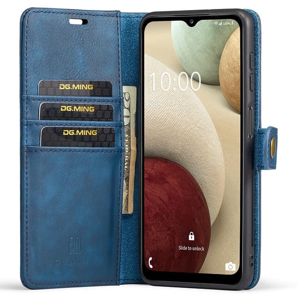 DG MING Samsung A13 5G 2-i-1 Magnet Pungetui - Blå