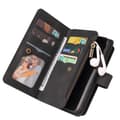Miniatyrbillede 5 af 11: SKALO Samsung A13 5G Big Wallet 17-RUM Pungetui - Sort