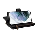 Miniatyrbillede 8 af 11: SKALO Samsung A13 5G Big Wallet 17-RUM Pungetui - Sort